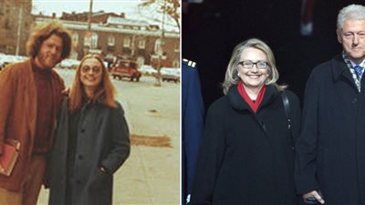 بالصور.. لحظات فارقة في حياة «بيل وهيلاري كلينتون»