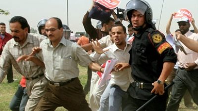 إصابة أمين شرطة أثناء فض مشاجرة بالبحيرة