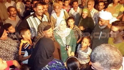 بالصور.. مؤتمر جماهيري لأهالي «الحكامنة» لتأييد مرشحة «التجمع»