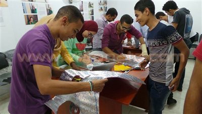 بالصور.. «التحرير لاونج» يقيم ورشة للمسرح الأسود بقنا