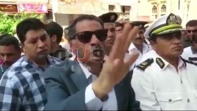 بالفيديو.. مدير أمن الإسماعيلية يشرف على حملة لإزالة المخالفات