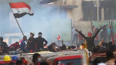 تواصل الاحتجاجات في كربلاء جنوبي العراق