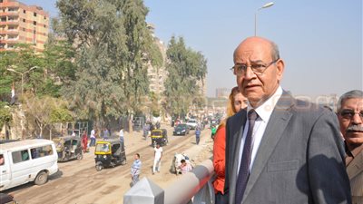 بالصور.. محافظ الجيزة: كوبرى آخر للمشاة وأماكن لـ