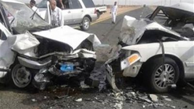 إصابة 4 أشخاص في حادث تصادم ميكروباص وملاكي بالطريق السريع بأسيوط