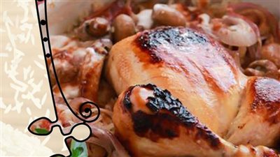 طريقة عمل الأرز المعمر بالفراخ والمشروم من مطبخ آسيا