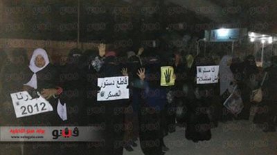 بالصور... استنفار أمني بالسويس لفض مسيرات 