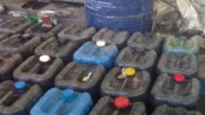 ضبط 34 ألف لتر سولار وبنزين بالسوق السوداء في البحيرة
