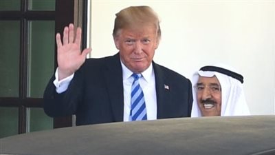 ترامب: علاقتنا قوية بالكويت والشيخ صباح صديق مقرب (فيديو وصور)
