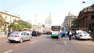 سيولة مرورية أعلى الطرق والمحاور الرئيسية بالقاهرة