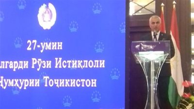 في عيد الاستقلال الوطني.. السفير الطاجيكي: السيسي ورحمان يوطدان علاقات البلدين.. خسرو: تنسيق كبير بين مصر وطاجكستان في مجال مكافحة الإرهاب.. و«مجوهرات» توت عنخ آمون توثق العلاقات التاريخية ب