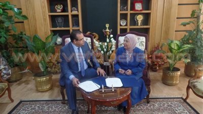 جامعة المنصورة توقع بروتوكول تعاون مع «القومى للمرأة»