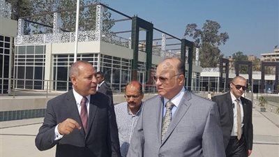 محافظ القاهرة يتفقد أعمال تطوير مدرج غرناطة (صور)