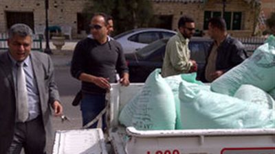 ضبط 37 جوال دقيق مدعم قبل بيعها فى السوق السوداء بمحافظة الغربية