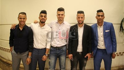 بالصور.. إسلام عبد النعيم وطارق طه أبرز حضور خطوبة «دولسيكا»