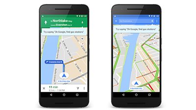 جوجل تطرح ميزة البحث بالصوت لتطبيق الخرائط