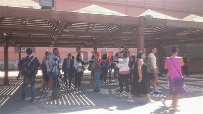 بالصور.. سوء التنظيم يلغي مؤتمر دعم مشيرة خطاب باليونسكو