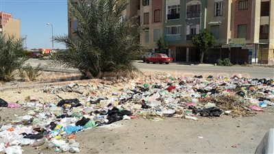 بالصور.. القمامة تعود لـ «المستقبل» بعد انتهاء زيارة محافظ الإسماعيلية