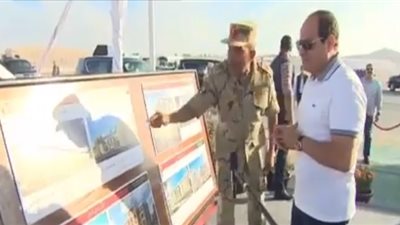 متحدث الرئاسة: السيسي يتفقد مشروعات تنموية بهضبة الجلالة (فيديو)