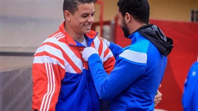 سعد سمير يظهر في مران الأهلي بعد جراحة وتر أكيلس