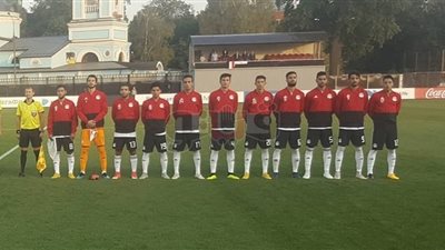 طاهر محمد طاهر يتعادل للمنتخب المصري أمام روسيا