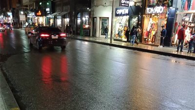 هطول الأمطار على محافظة الإسكندرية