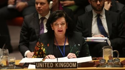 مندوبة بريطانيا بمجلس الأمن: 3 ملايين شخص في إدلب معرضون للخطر