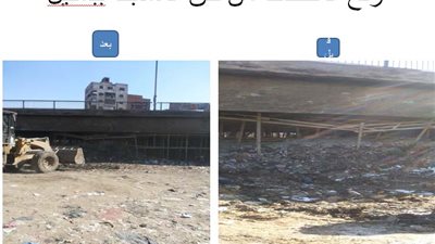 رفع 1600 طن قمامة من نفق المسابك بالوراق