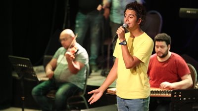 ليلة غنائية مع محمد محسن في ساقية الصاوي (صور)