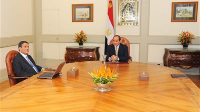 السيسي يبحث الموقف التنفيذي بالعاصمة الإدارية الجديدة