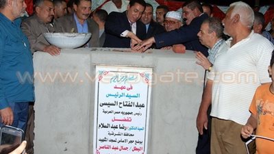 بالصور.. محافظ الشرقية يضع حجر الأساس لمسجد «جمال عبد الناصر» بالزقازيق