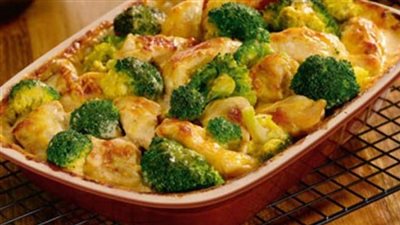 أسرع طرق تحضير طبق البروكلي مع الدجاج بالفرن