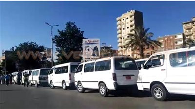 تجمهر سائقي «الإسماعيلية-القاهرة» احتجاجا على إنشاء خط جديد