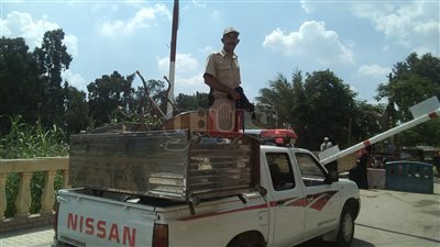 غلق 18 كافيه ومحاضر بالجملة في أجا بالدقهلية (فيديو)