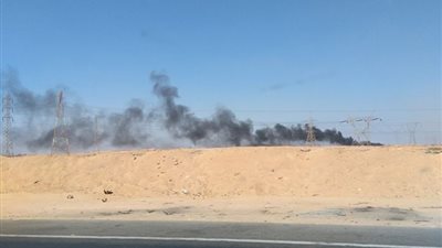 بالصور.. دخان مجهول المصدر بمنطقة السحر والجمال في الإسماعيلية
