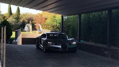 بالفيديو.. سرعة سيارة كريستيانو رونالدو الجديدة 500 كم /ساعة