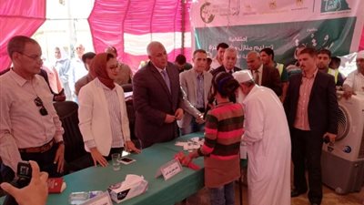 محافظ الوادي الجديد يسلم منازل «سترة» بباريس (صور)