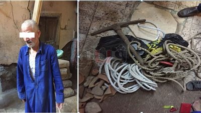 ضبط تاجر ومزارع لتنقيبهما عن الآثار داخل مسكنهما بالقاهرة والأقصر