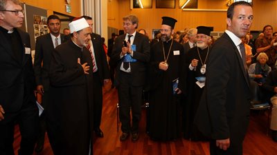 اهتمام كبير بخطاب شيخ الأزهر في المعهد المسكوني بسويسرا