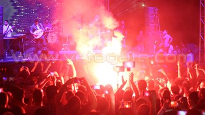 بالصور.. «كايروكى» يشعل حفله الثورى على أنغام «صوت الحرية»