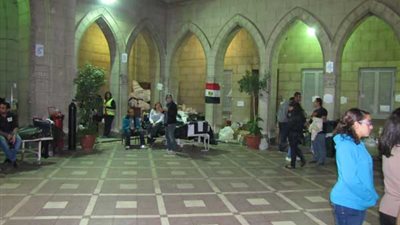 إذاعة فيديوهات لثورة 30 يونيو بكنيسة 