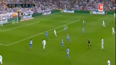 بالفيديو.. ريـال مدريد يتقدم على إسبانيول بهدف في الشوط الأول