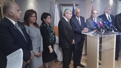 عبد العال يعلن دعم مصر الكامل لاستقلال قبرص (صور)