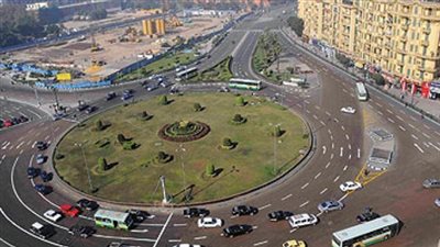 هدوء وسيولة مرورية بالتحرير ودار القضاء العالى