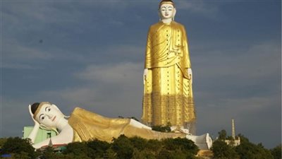 انتشال تمثال إله الصيادين باليابان من عرض البحر بعد 9 سنوات من تسونامي