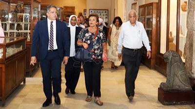 اجتماع لجنة سيناريو العرض المتحفي للمتحف المصري بالتحرير