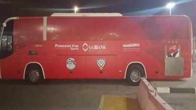 حافلة الأهلي تتجه لملعب مباراة «السوبر» في الرابعة عصرا