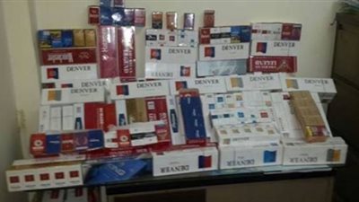 ضبط 60 علبة سجائر مجهولة المصدر بالإسماعيلية