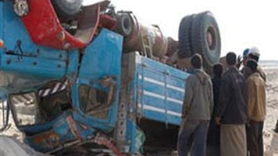 مصرع شخصين إثر سقوط سيارة من أعلى الطريق الدائري بالمعادي