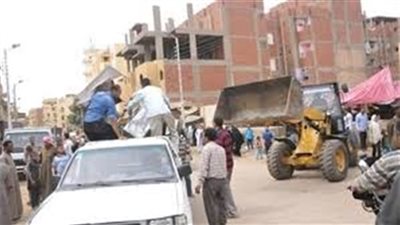 «مرور الجيزة» يشن حملة إزالة إشغالات بمدينة 6 أكتوبر