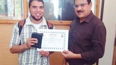 جامعة القاهرة تكرم الطالب الفائز في مسابقة الكوميكس